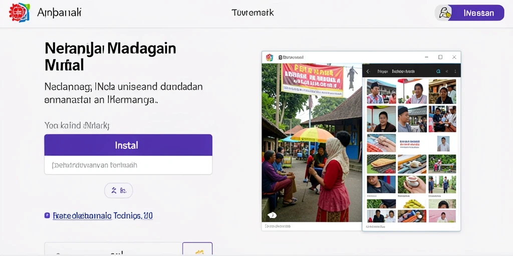 Tampilan awal permainan yang menarik dan intuitif.