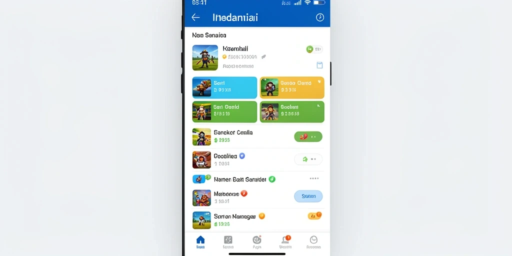 Tampilan awal permainan yang memikat dan interaktif.