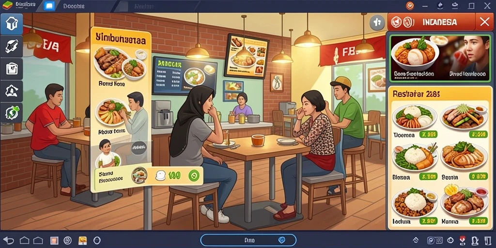 Screenshot menunjukkan tampilan karakter utama yang keren.
