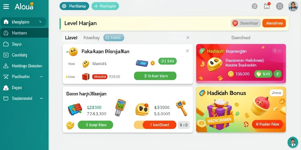 Tampilan awal yang menarik dengan navigasi mudah.