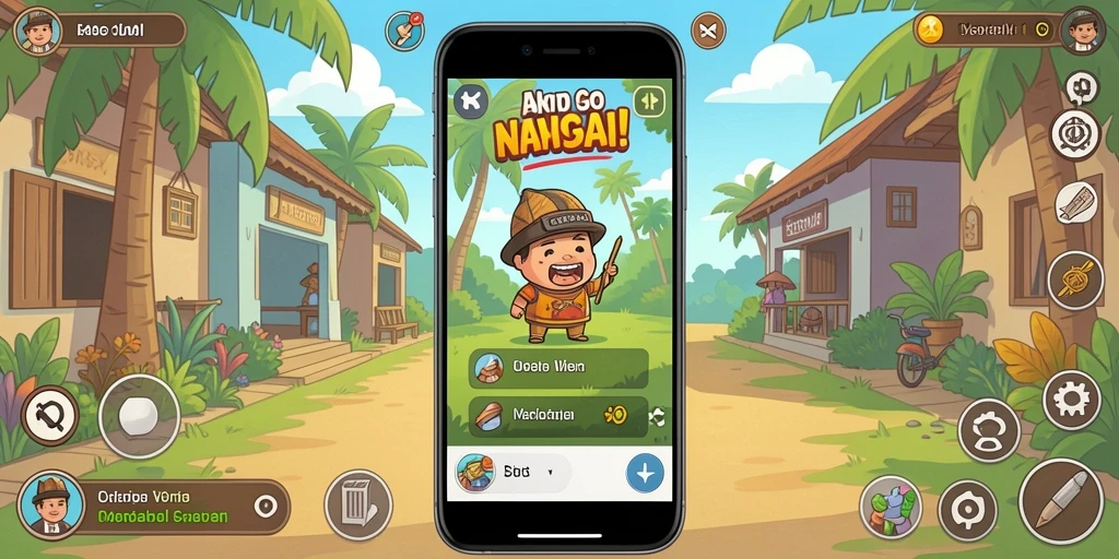 Tampilan awal HUJANTOTO yang menarik.