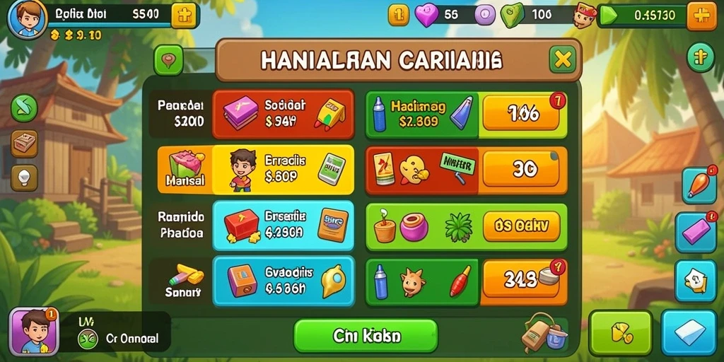 Tampilan antarmuka yang menarik dan user-friendly.