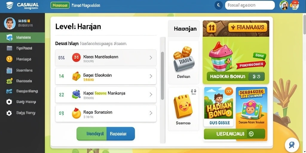 Tampilan awal yang menarik dan intuitif.